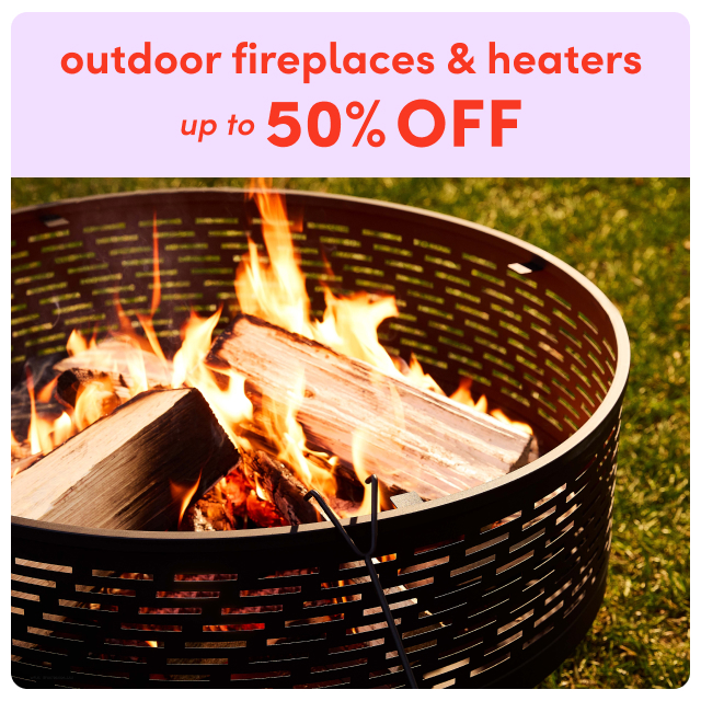 outdoor fireplace & heater sale