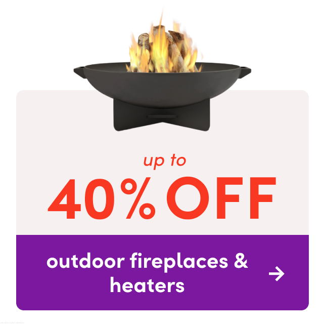 outdoor fireplace & heater sale