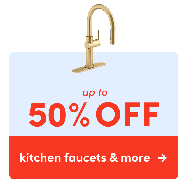 kitchen faucets & more on clearance