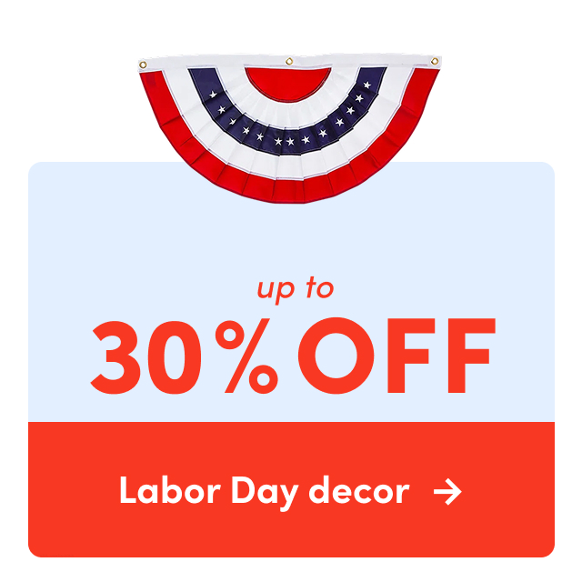 Labor Day decor clearance