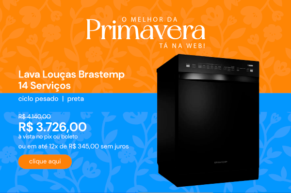 Lava Louças Brastemp 14 Serviços Ciclo Pesado Preta BLF14BE