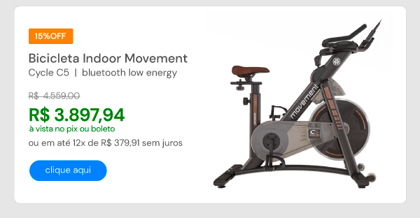 Bicicleta Indoor Cycle C5 Movement Fitnes