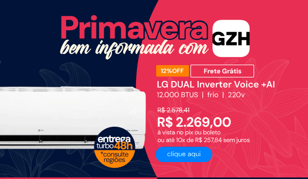 Ar-Condicionado LG DUAL Inverter Voice +AI 12.000 BTUS Frio 220V - S3-Q12JA31K