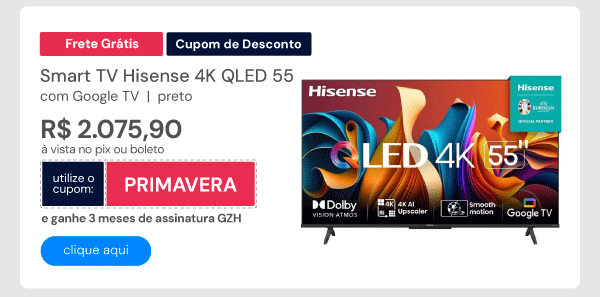 Smart TV Hisense 4K QLED 55