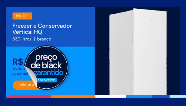 Freezer E Conservador Vertical HQ 330 Litros Branco HQ-330FV/RFFIX 220V