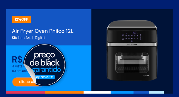 Air Fryer Oven Philco 12L Kitchen Art Digital KFR02 220V