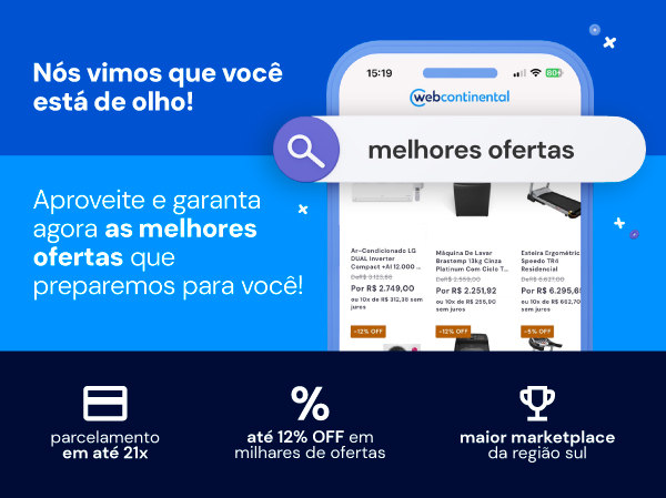 Os itens que você estava de olho estão em promoção. Confira seleção abaixo!