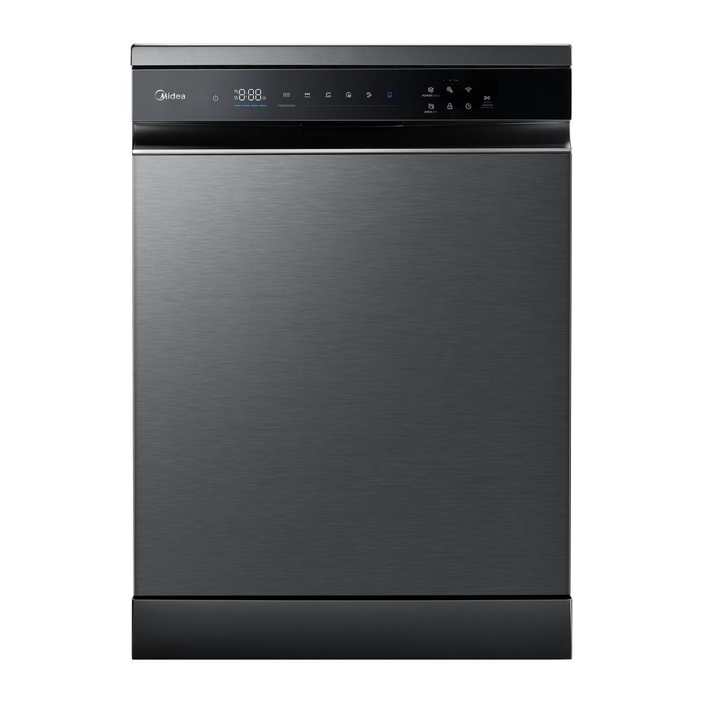 Lava Louça Midea Smart Home Black Inox 14 Serviços MDWEF1433GBS Lava-Louças Midea Smart Home Black Inox 14 Serviços 127V MDWEF1433GBS1