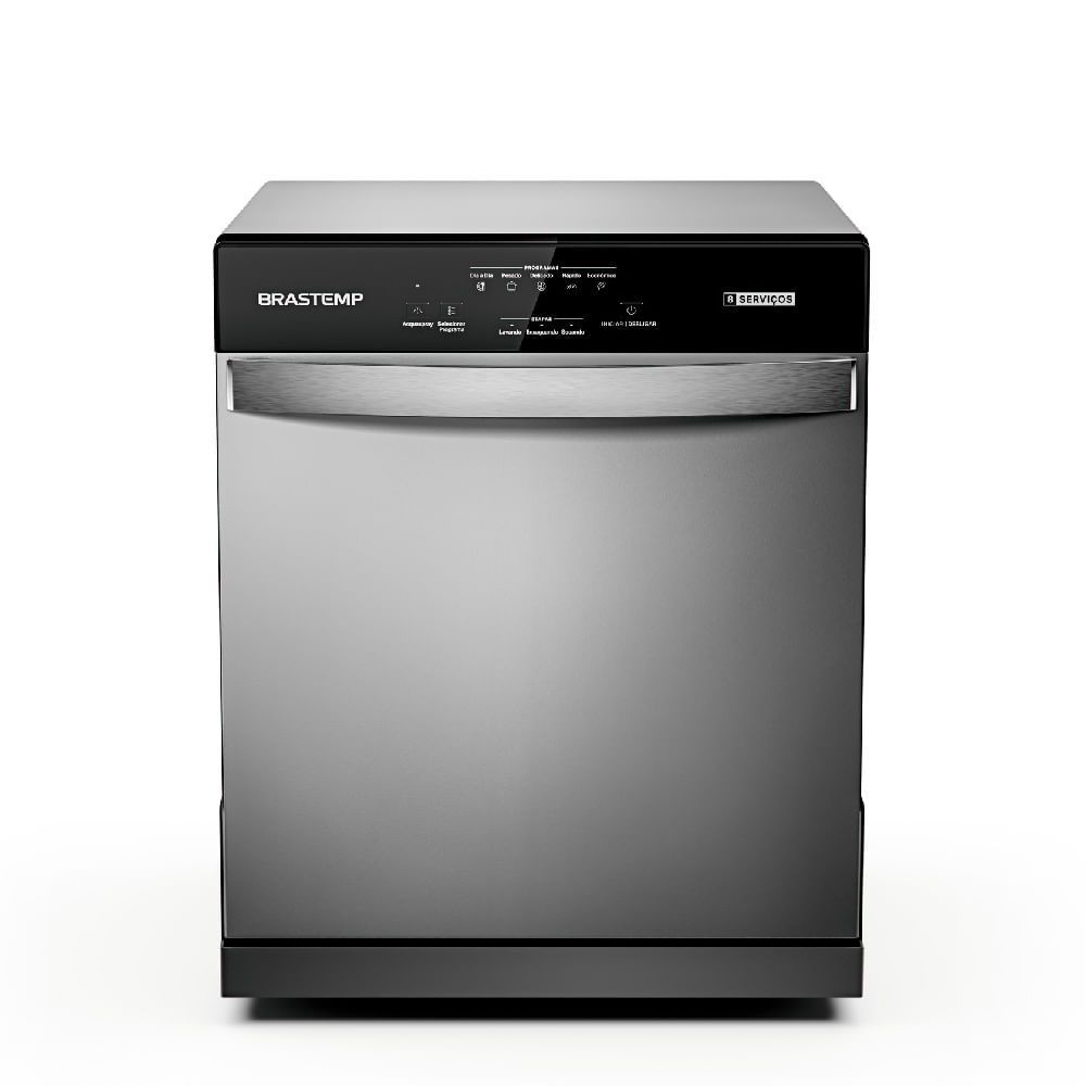 Lava Louças Brastemp 8 Serviços Cinza - BLF08BS 110V - WebContinental - Sua melhor escolha