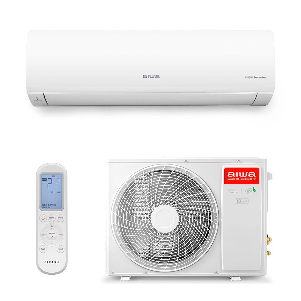 Ar Condicionado AIWA Split High Wall High Inverter 18.000 BTUs Frio AWS-AC-18F 220V - WebContinental - Sua melhor escolha