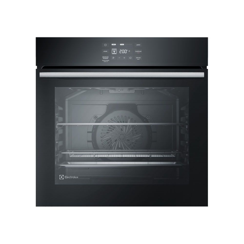 Forno De Embutir Elétrico Electrolux 80L Experience Air Fryer Perfectcook360 E Painel Touch OE8EA 220V