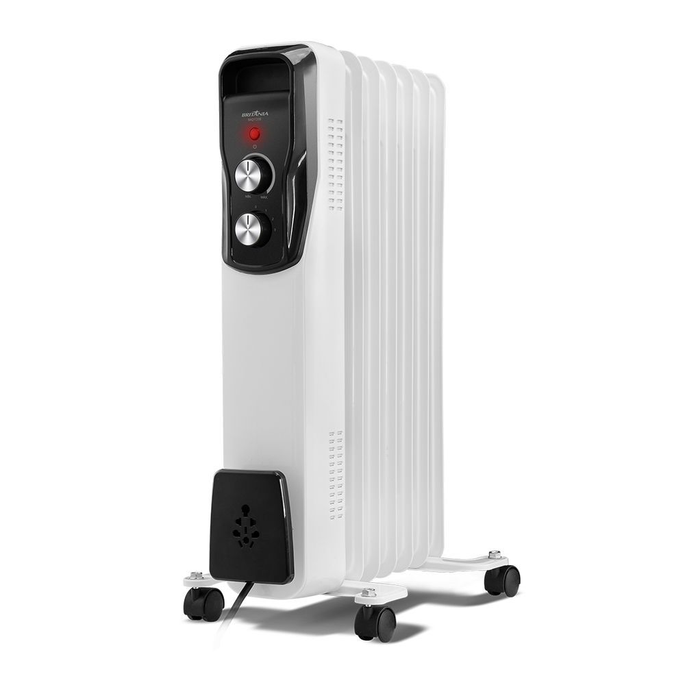 Aquecedor A óleo Britânia 3 Níveis 1500W BAQ1720B Branco 110V