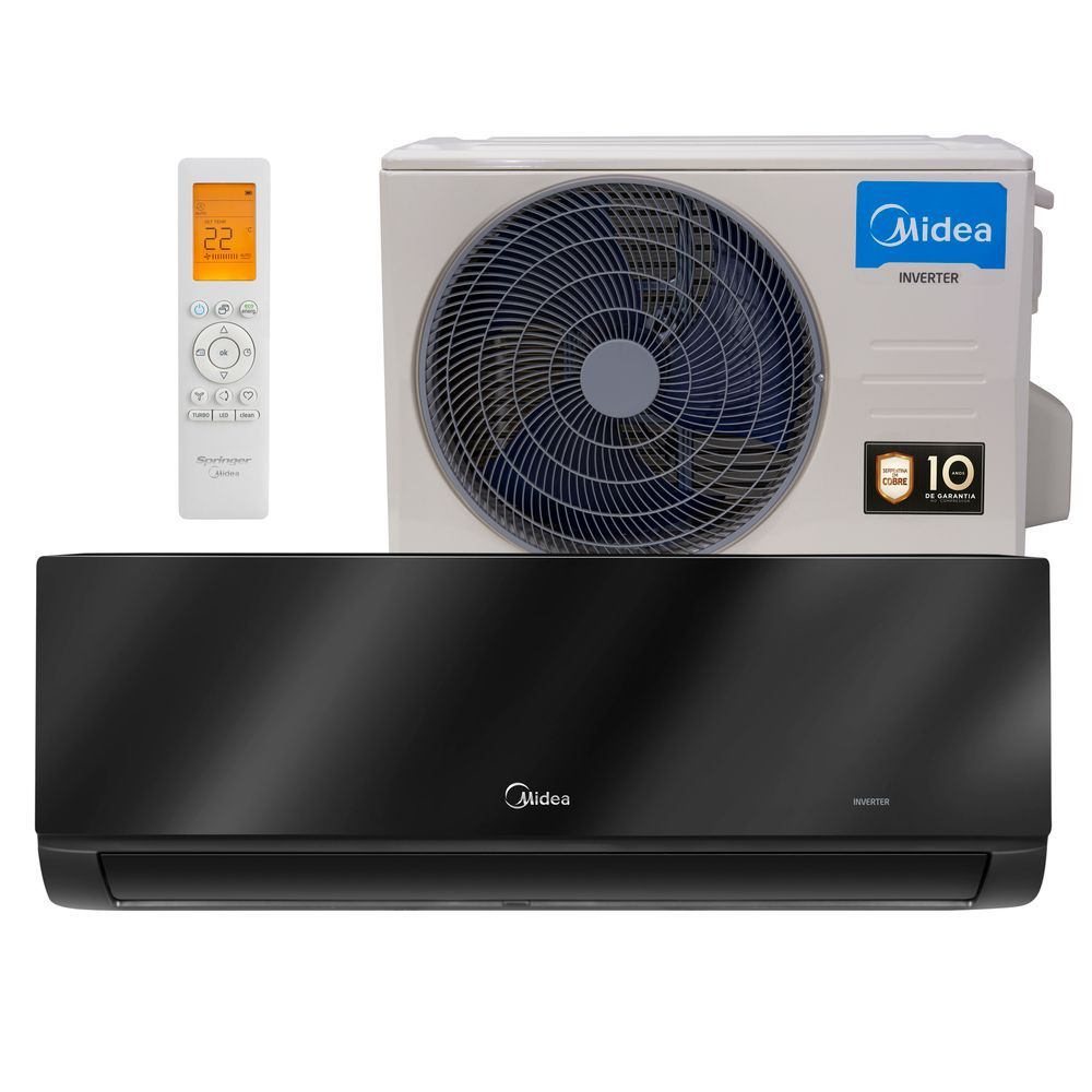 Ar-Condicionado Springer Midea 18.000 BTUs Black Edition Q/F