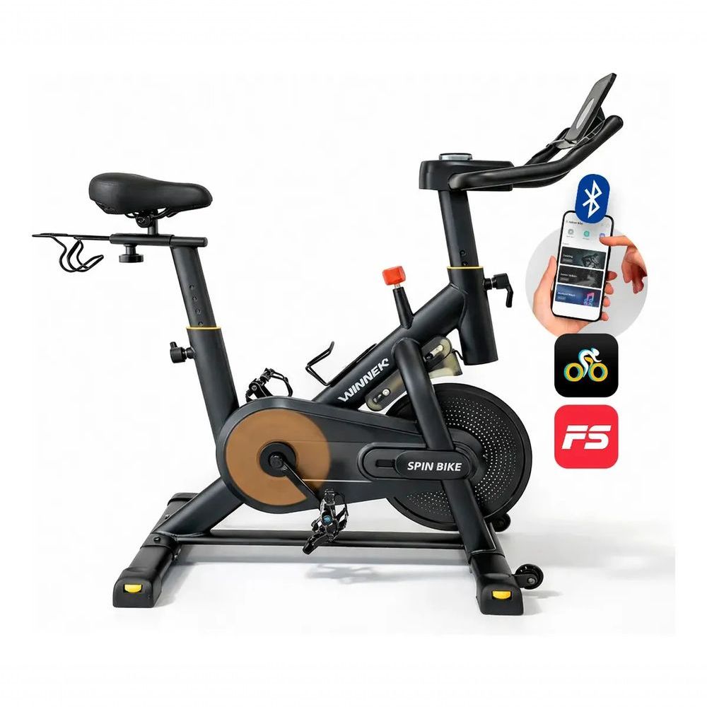 Bicicleta Spinning Winnek WNNK2151 Magnética Volante 13KG 150kg Doméstico