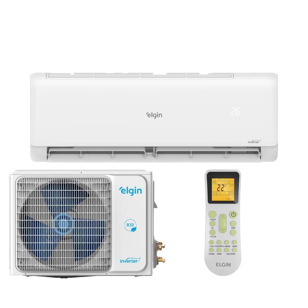 Ar Condicionado Split Elgin Eco Inverter II 9000 BTUs R-32 220V