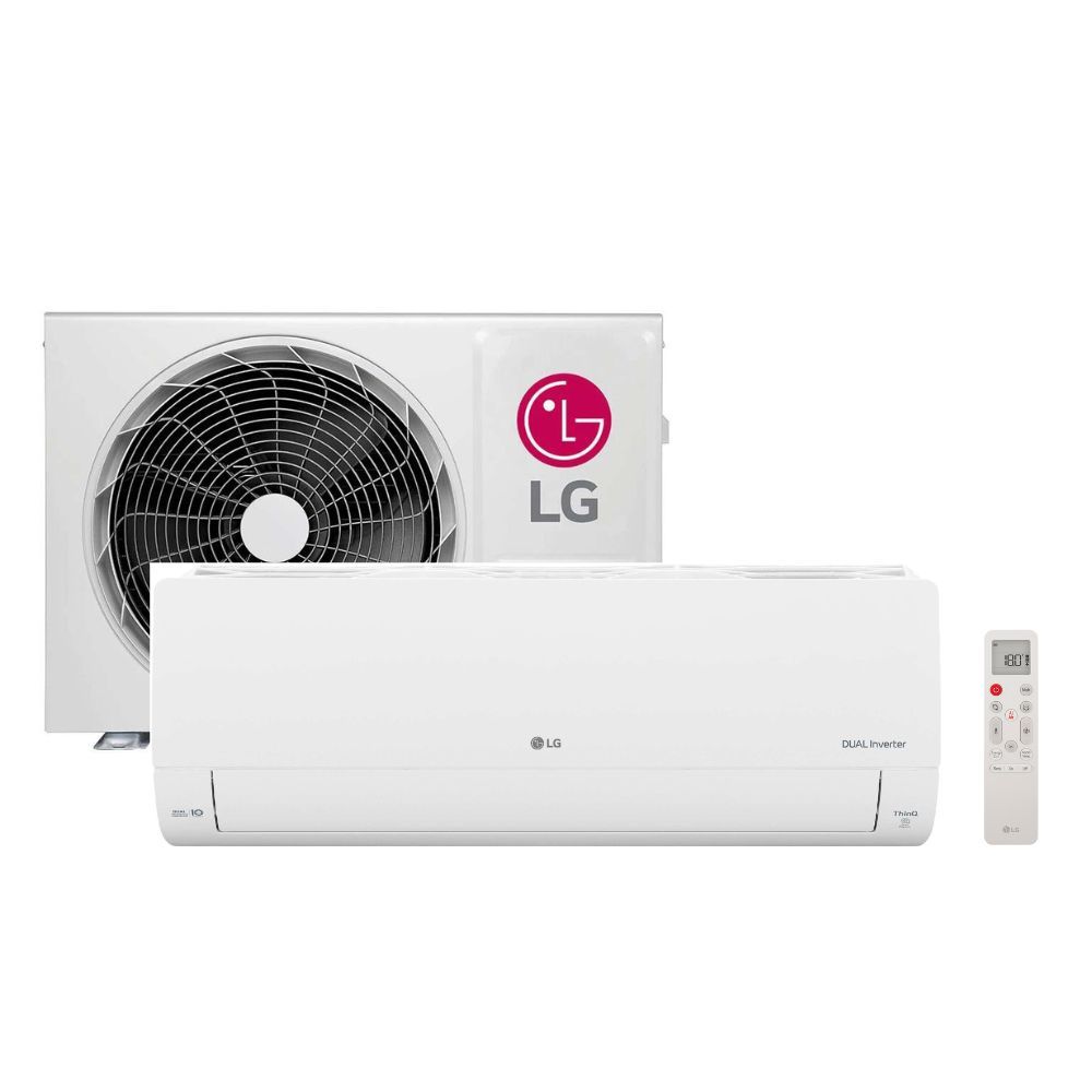 Ar Condicionado LG DUAL Inverter AI Voice 9000 BTUs Quente e Frio 220V S3-W09AA31E