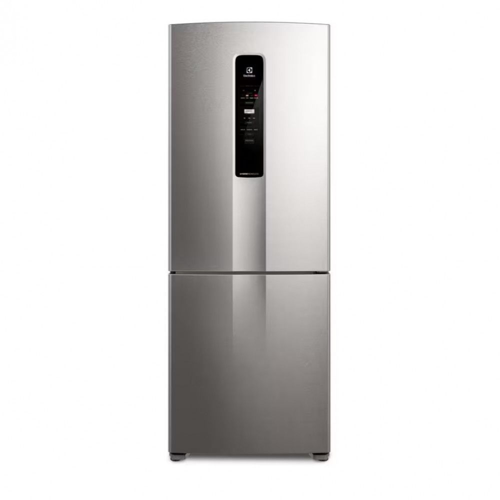 Geladeira Electrolux Inverse Frost Free Inverter 490L Efficient Autosense IB7S Inox 220V