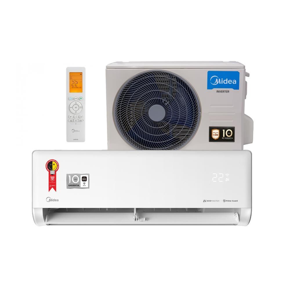 Ar Condicionado Split Hi Wall Midea Inverter Ai Ecomaster 9000 BTUS Frio 220V Branco 42EZVCA09M5