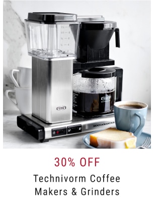 30% Off Technivorm Coffee Makers & Grinders