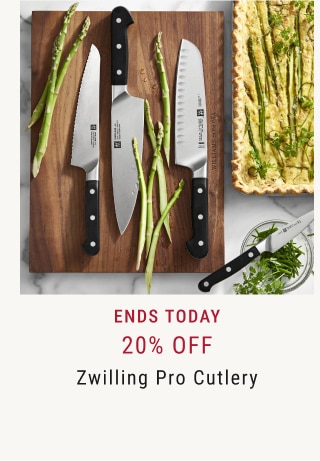 20% Off Zwilling Pro Cutlery