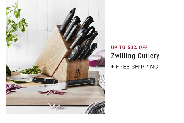 Up To 50% Off Zwilling Cutlery + Free Shipping