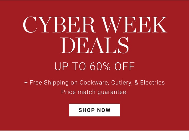 Cyber Week Deals - Shop Now