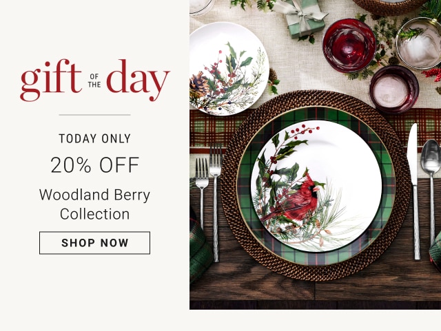 Gift of the Day - Today Only - 20% Off Woodland Berry Collection + Free Shipping With Code: FREESHIP - Shop Now