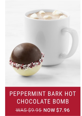 Peppermint Bark Hot Chocolate Bomb - Now $7.96