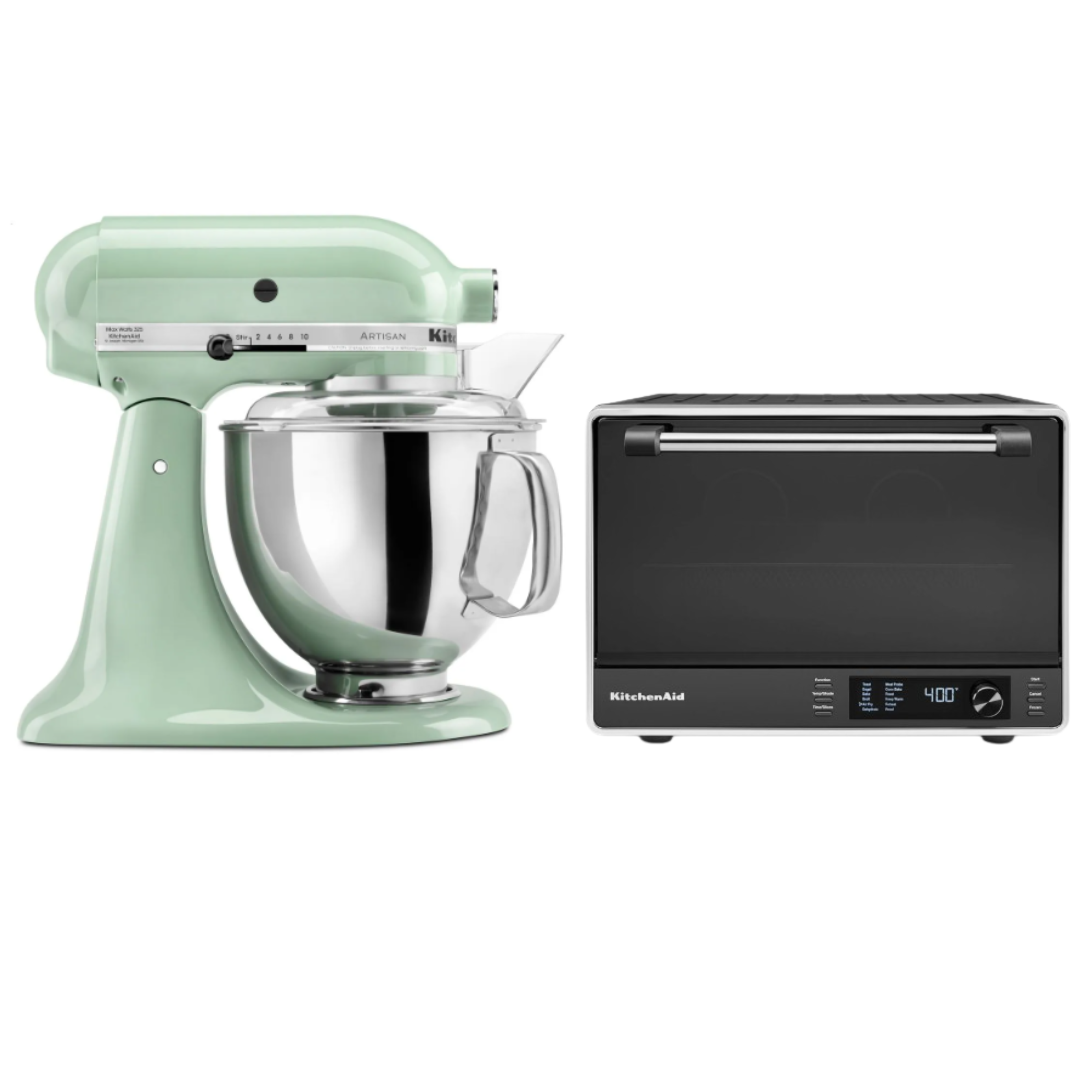 Combo Horno de Mesa de Doble Convección con Freidora de Aire y Batidora Artisan Pistachio