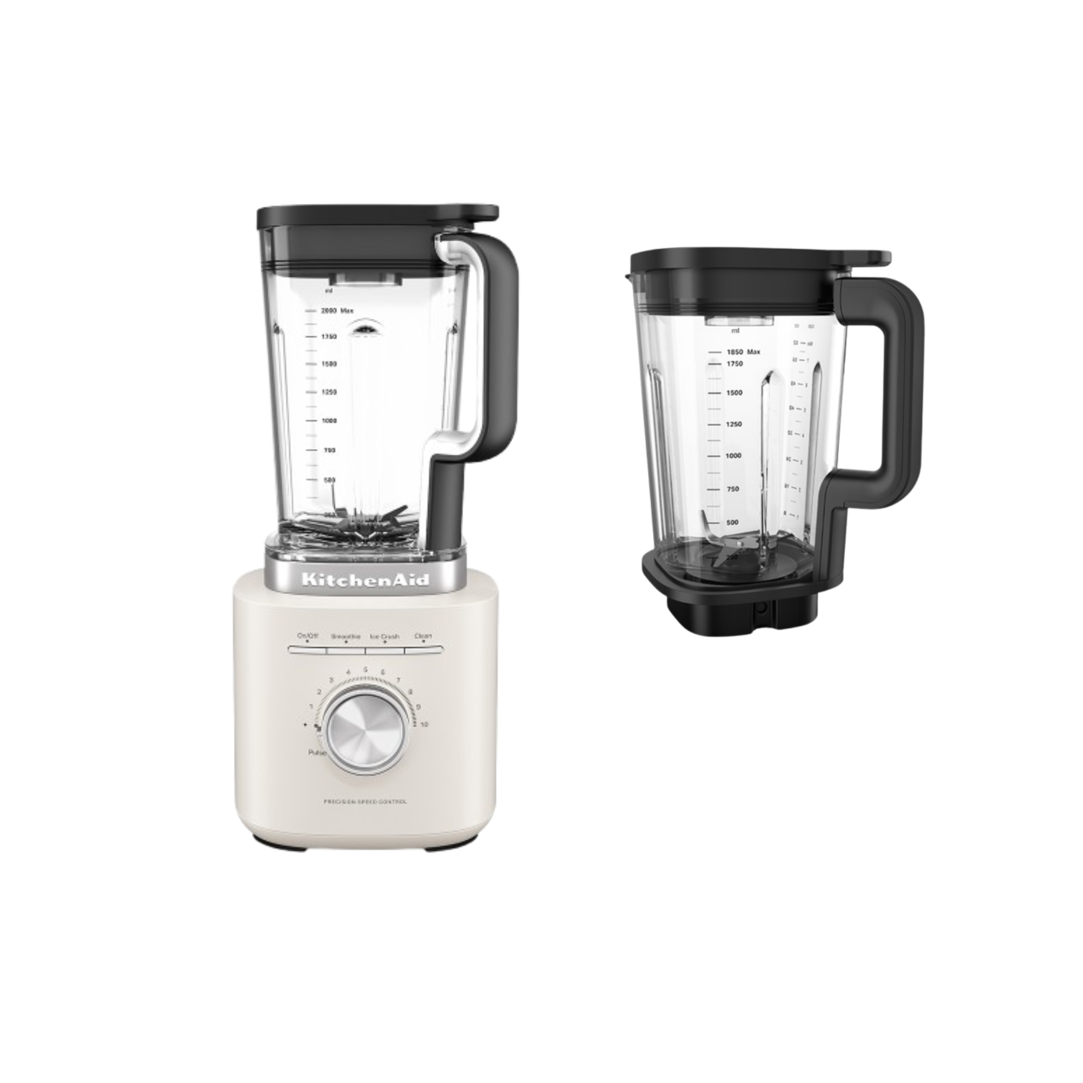 Combo Licuadora Pure Power 2 L - Porcelain White e Jarra de Vidrio 1.8L Licuadora Pure Power