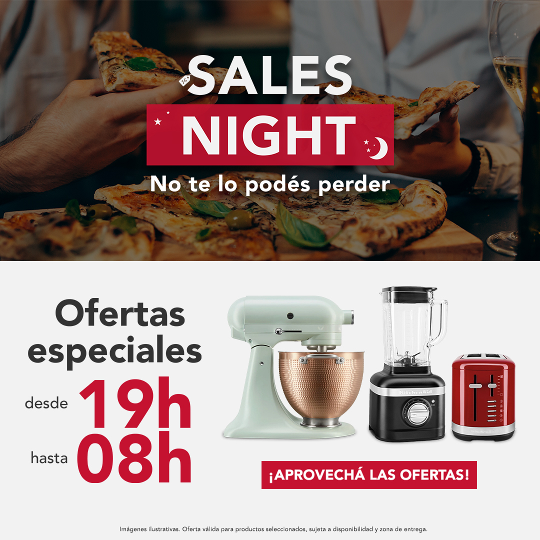 Sales Night Descuentos de 19hs a 08hs