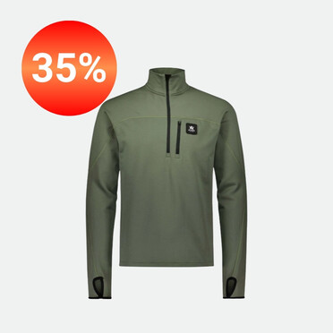 Alaska M's ThermoDry Half-Zip Top Olive