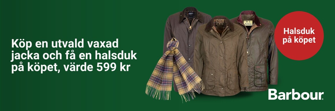 Barbour köp och få halsduk på köpet