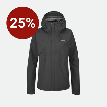 Rab W's Downpour Eco Jacket Black