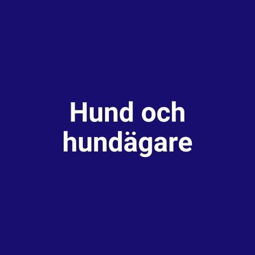 Hund och hundägare