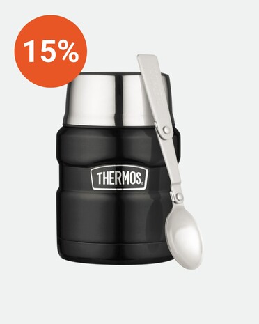 Thermos Mattermos King 0,5L Matt Svart