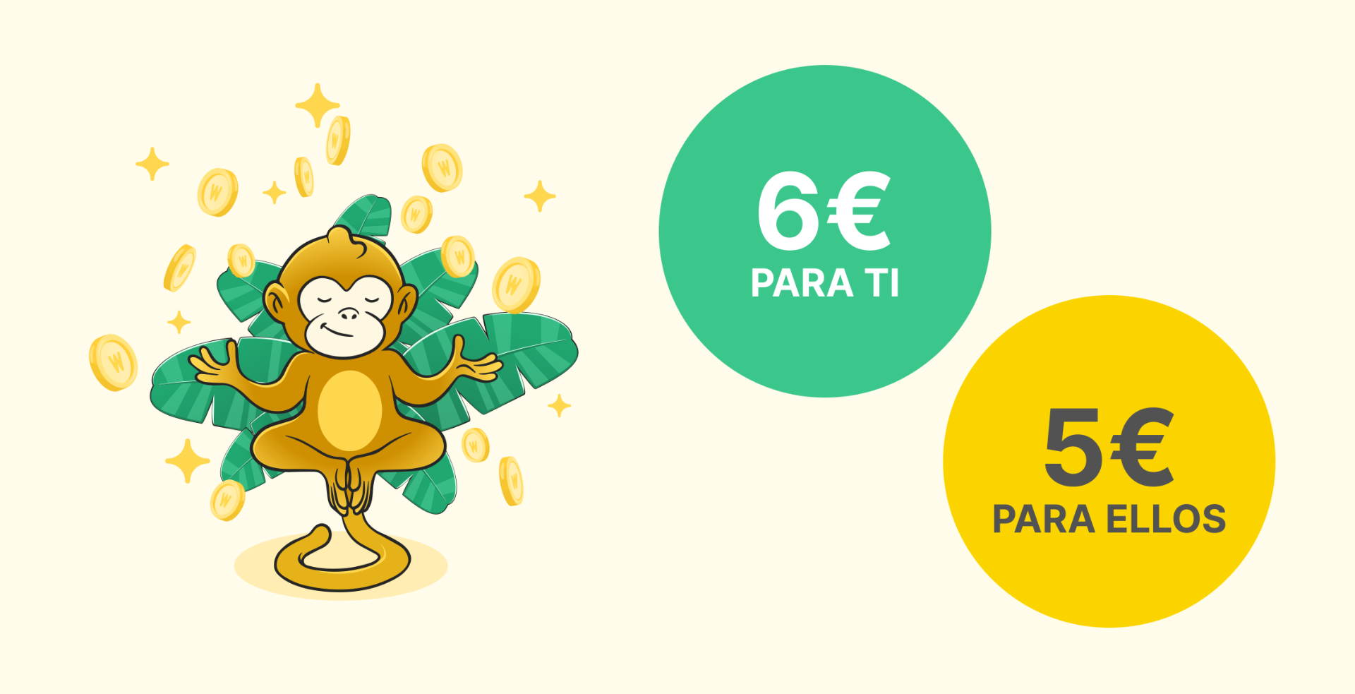 🎁 6€ para ti, 5€ para ellos durante todo octubre 👉 Invita a tus amigos