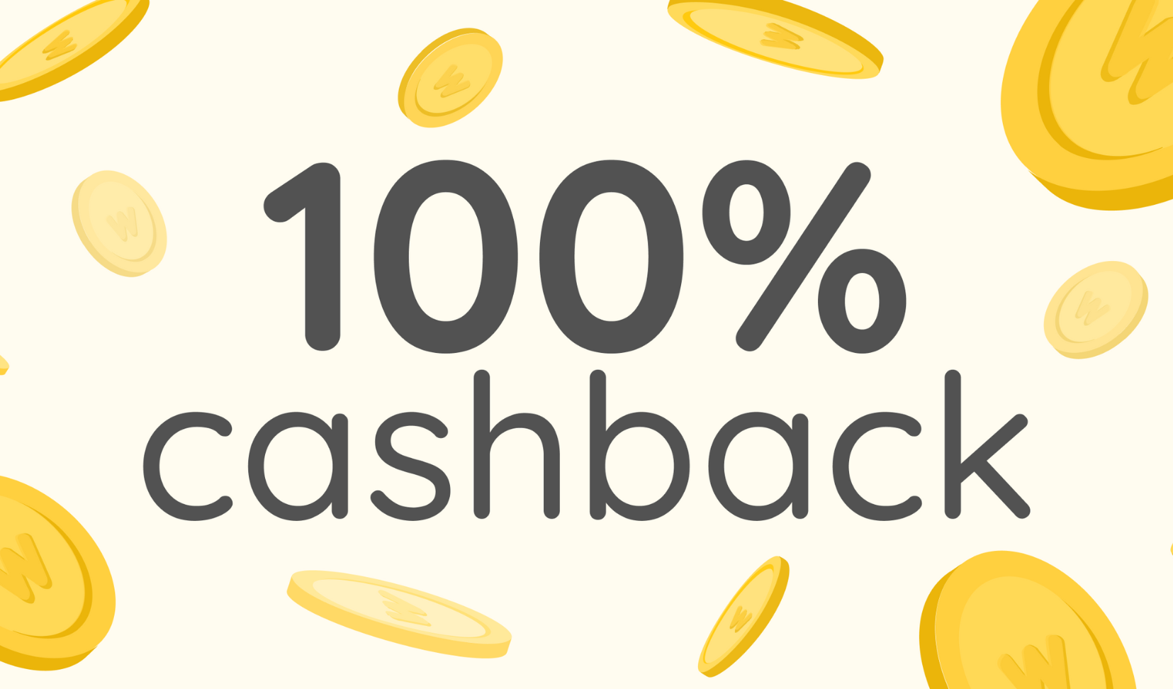 100% Cashback
