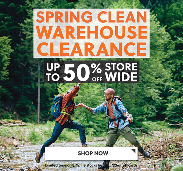 Spring clean warehouse clearance - READ MORE