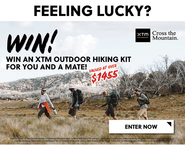 Win! Win an XTM Outdoor Hiking Kit for you and your mate - READ MORE