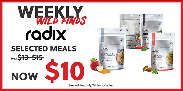 WEEKLY WILD FINDS - RADIX SELECTED MEALS NOW $10 - SHOP NOW