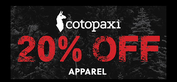 COTOPAXI - 20% OFF APPAREL