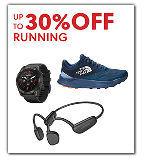 UP TO 30% OFF RUNNING