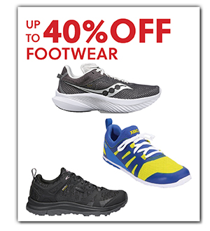 UP TO 40% OFF FOOTWEAR