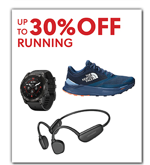 UP TO 30% OFF RUNNING