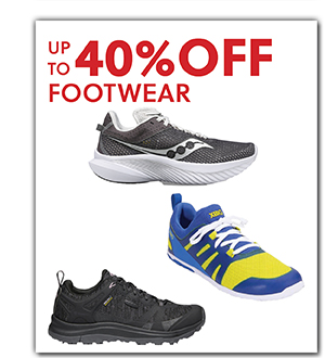 UP TO 40% OFF FOOTWEAR