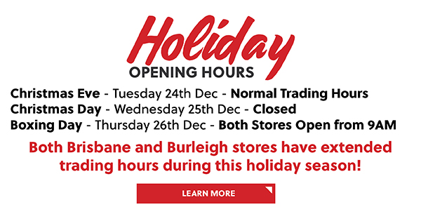 HOLIDAY OPENING HOURS - LEARN MORE