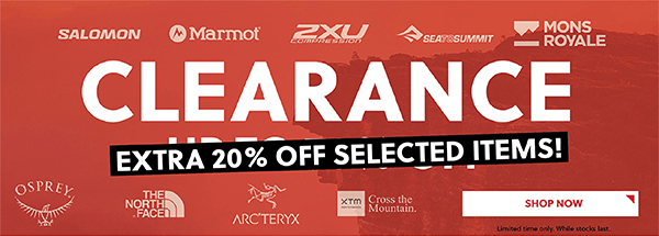 EXTRA 20% OFF SELECTED CLEARANCE ITEMS! SHOP NOW!