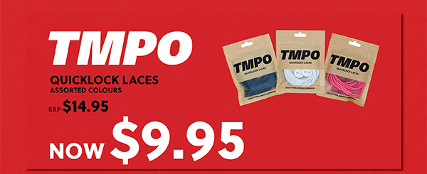 TMPO QUICKLOCK LACES NOW $9.95