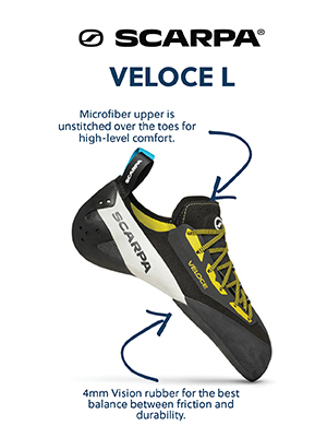 SCARPA VELOCE L CLIMBING SHOE - BUY NOW